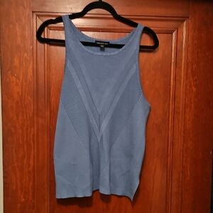 Fortune & Ivy Blue Textured Tank Top
